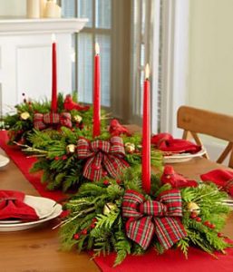 30 centros de mesa de Natal que deixam qualquer mesa magnífica 